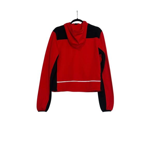 Bontrager Nicolet red black zipper athletic hoodie jacket size Small - Picture 9 of 9